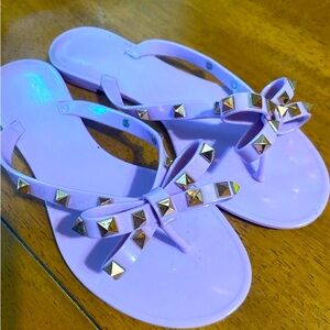 Jelly flip flops